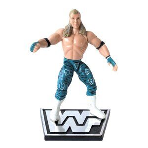 COMPLETE! Vintage 1996 Jakks WWF Superstars SHAWN MICHAELS Figure & Display Base